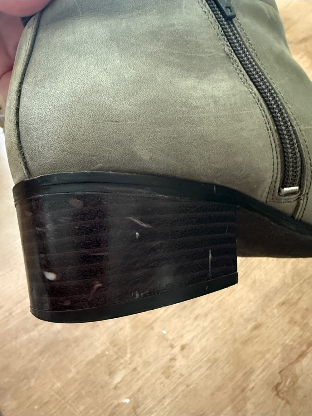 Vionic Sz 9 Joslyn Taupe & Gray Ankle Booties Weather Resistant Support - Picture 8 of 13